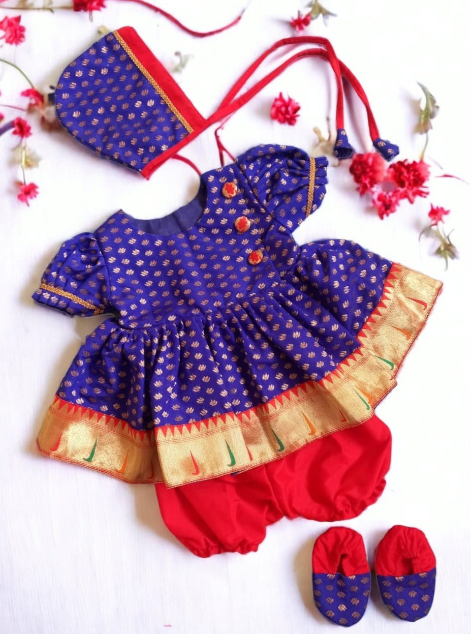 Buy Onam and Vishu Wear Kids Traditional Frocks 1 to 5years Ethnic Kids  Frock Birthday Frock Annaprashan Kids Frock Infant Wear Online in India -  Etsy