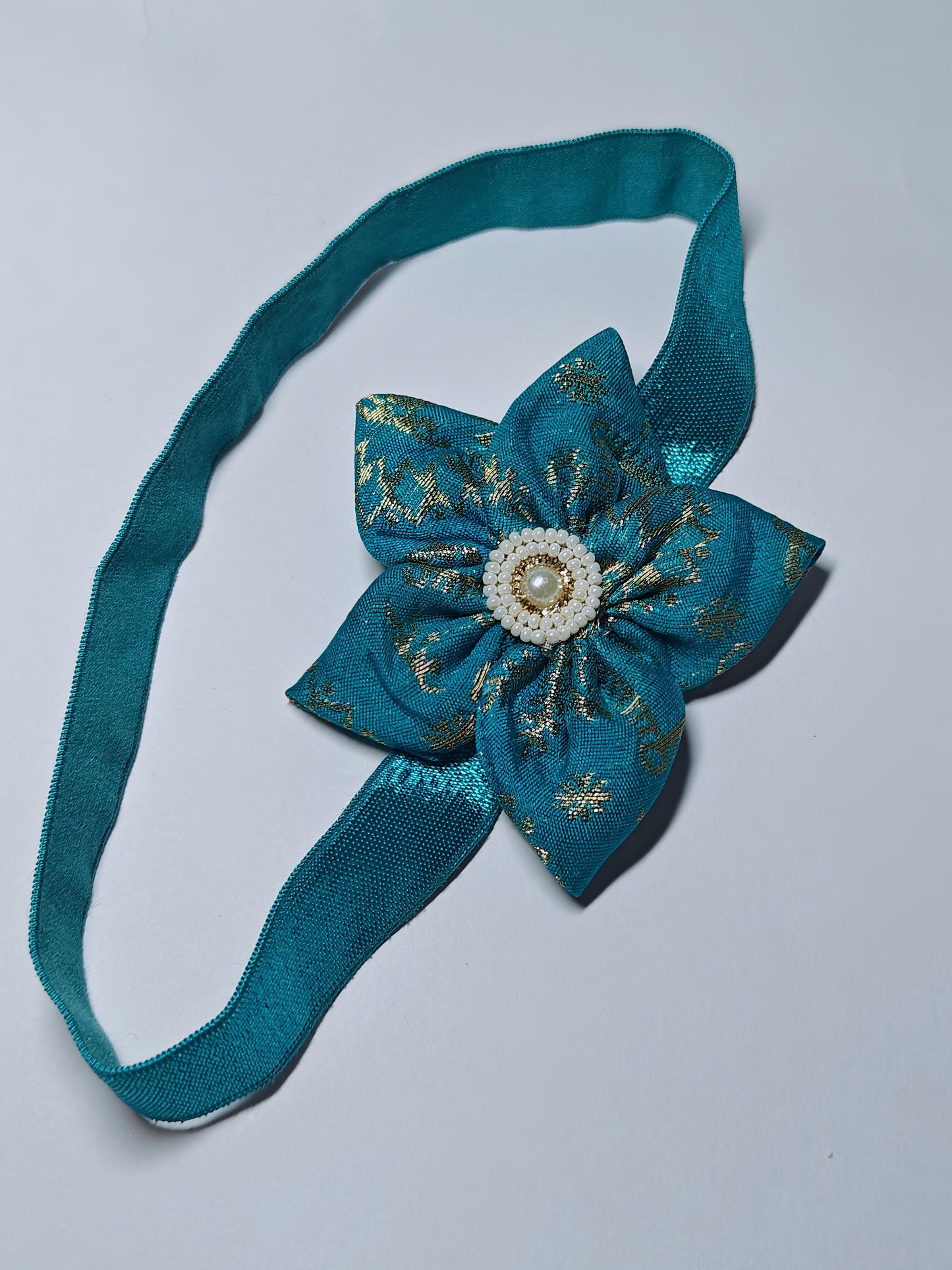 Cool Coloured Sadafuli Flower Stretchable headband for baby girl