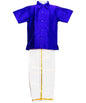 Kerala Lungi Set in Royal Blue Colour Soyara Ethnics Studio